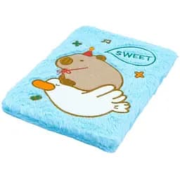 Блокнот А5 ZiBi Capybara 23 Kids Line плюшевий клітинка 80 аркушів (ZB.700044) - мініатюра 4