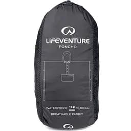 Пончо Lifeventure Poncho ONE SIZE Чорний - мініатюра 4