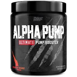 Предтрен без кофеїну для пампу Nutrex Research Alpha Pump Апельсин 176 г