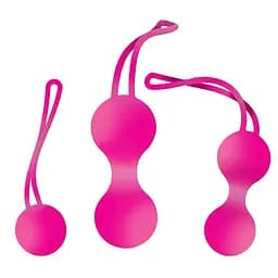 Набор вагинальных шариков Stifler's Collection Geisha Balls, 3 шт., розовый