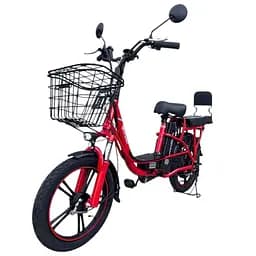 Електровелосипед Green Giant U18" 600W 48V 26Ah + сидіння/багажник червоний