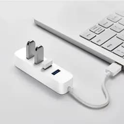 Хаб XiaomiUSB3.0 Line Splitter XMFXQ01-QM White - мініатюра 3