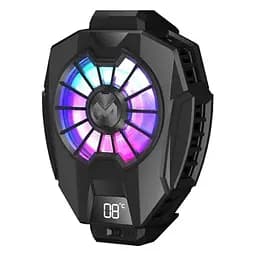 Кулер с экраном активное охлаждение для телефона / планшета Memo DL05 шириной до 85 мм Black (18521)