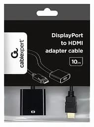 Перехідник Cablexpert DisplayPort-HDMI, 0.1м Black (A-DPM-HDMIF-002) - мініатюра 3