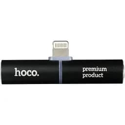 Перехідник Iphone Lightning Adapter 2 in 1 Hoco LS4 для аудіо та заряду 
