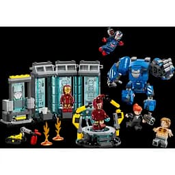 Конструктор LEGO Marvel Super Heroes Лабораторія Залізної Людини зал обладунків 384 деталі (76315) - мініатюра 2