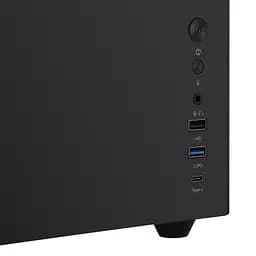 Корпус 2E Credo Plus V350BG без БР 1xUSB3.0 1х USB 2.0 1xUSB Type-C 3x120мм ARGB VGA 350мм LCS ready контролер з пультом TG Side Panel mATX чорний - мініатюра 10