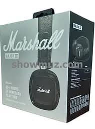Комплект навушники Marshall Major IV Bluetooth Black Original + Кейс (1005773) - мініатюра 4