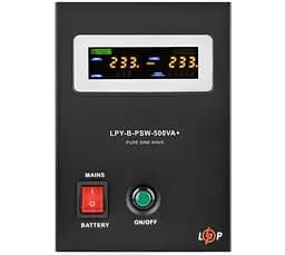 Джерело безперебійного живлення з правильною синусоїдою LogicPower LPYBPSW-500VA 350Вт, LCD, 12V під зовнішній АКБ, заряд 10А - мініатюра 2
