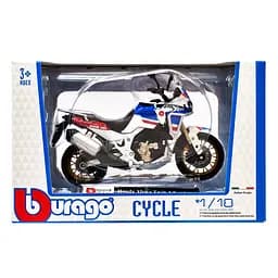 Дитяча модель Мотоцикла Honda Africa Twin Adventure Bburago 18-51030-3 масштаб 1:18