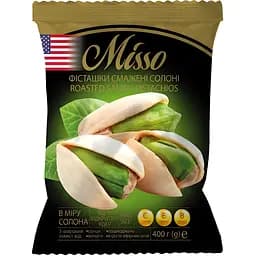 Фісташка Misso смажена солона 400 г