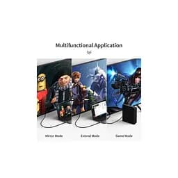 Кабель мультимедійний HDMI M to HDMI M 2.0m V2.1 8K60Hz HDR10 HLG Choetech (XHH01-BK) - мініатюра 6