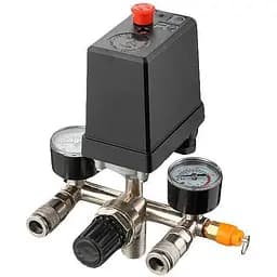 Прессостат реле тиску для компресора в зборі Intertool PT-9097 380 В