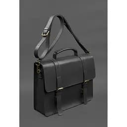 Шкіряна сумка-портфель Porte чорний