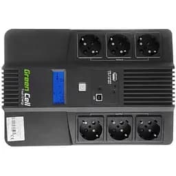 Лінійно-інтерактивний ДБЖ Green Cell UPS06 (600VA/360W) - мініатюра 2