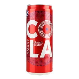 Напій безалкогольний Живчик Smart Cola сильногазований 0.33 л з/б (930627)