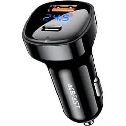 Автозарядка Acefast 2xUSB 66W (USB-C + USB-A) B4 with digital display (6974316280392) - мініатюра 6