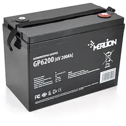 Аккумуляторная батарея MERLION AGM GP6200 6V 200Ah (306 x 168 x 220) Q1