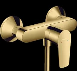 Змішувач Hansgrohe Talis E для душу Polished Gold Optic 71760990 Золотий
