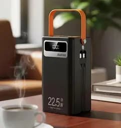 Повербанк WUW-TUGII Y106 Powerbank портативний акумулятор швидка зарядка 60 000 mAh LED-індикація Чорний - мініатюра 3