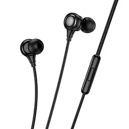 Навушники Hoco Benevolent universal earphones with microphone M116 1.2M, 3.5mm - мініатюра 2