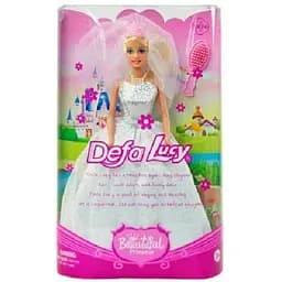 Кукла Defa Lucy Bambi 6091 Невеста Белое платье