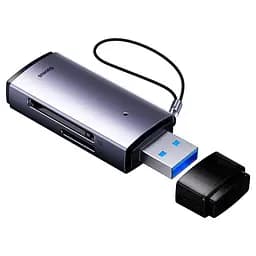 Картрідер Baseus Lite Series USB-A to SD/TF Card Reader WKQX060013 Grey