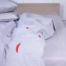 Простыня MirSon Ranforce Elite 17-4754 Benvenuto 150х220 см светло-серая (2200008937744)