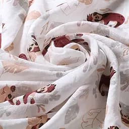 Пелюшки BabyOno муслинові бавовняні 70х70 см 3 шт. сірі (348/10) - мініатюра 5