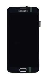Матриця з тачскріном модуль для Samsung Galaxy S6 Edge SM-G925F чорний з рамкою