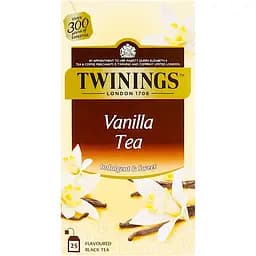 Чай Twinings чорний з ароматом ванілі  в пакетиках 50 г (25 шт. х 2 г)