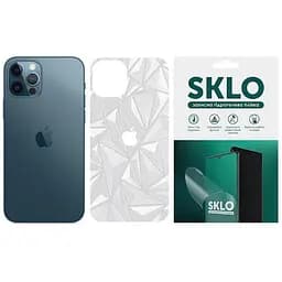 Захисна гідрогелева плівка SKLO Back (тил+лого) Transp. для Apple iPhone 13 mini (5.4) Прозорий / Diamonds