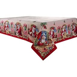 Скатерть новогодняя Lefard Home Textile Jouets гобеленовая с люрексом 260х140 см (716-034)