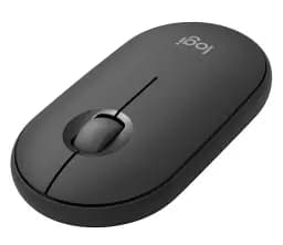 Миша бездротова Logitech Pebble Mouse 2 M350s, Tonal Graphite, Bluetooth / USB Logi Bolt, 400-4000 dpi, 3 кнопки, 1xAA, *Logi Bolt у комплекті не йде (910-007015) - мініатюра 2