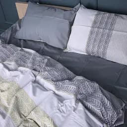 Комплект постільної білизни MirSon Сатин Geometric comfort 160х220 см (2200011123875) - мініатюра 3