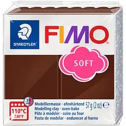 Пластика для біжутерії Soft Шоколадна 57г Fimo