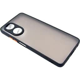 Чохол до мобільного телефона Dengos Matte OPPO A58 4G (black) (DG-TPU-MATT-132) - мініатюра 3