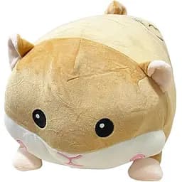 Детская мягкая игрушка Хомяк Bambi L1121(Brown) с пледом 50 см