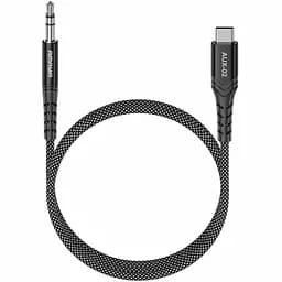 Аудио кабель Aux Amaya AUX-02 (Type-C to AUX 3.5mm) (1m) Black