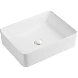Умивальник накладний керамічний Mixxus Premium Quadro-0102 520x410x130 мм MP6488, Білий