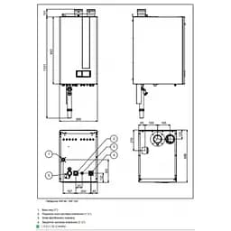 Газовий котел Fondital Itaca New Condensing CH KR 120 кВт - мініатюра 3