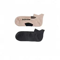 Низькі шкарпетки Naturehike NH21FS014 2 пари (Бежові + чорні) розмір М (36-39) - мініатюра 2