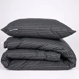 Ковдра MirSon літо №160 Сolor Fun Line Stripe Black вовна 110х140 см (2200010857030) - мініатюра 3