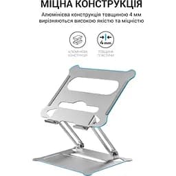Підставка для ноутбука OfficePro LS610 Silver [144410] - мініатюра 10