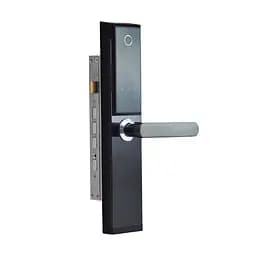 Замок біометричний автономний Trinix TRL-5104BTF Black Right з Bluetooth, зчитувачем відбитків пальців і карт Mifare (65-00043)