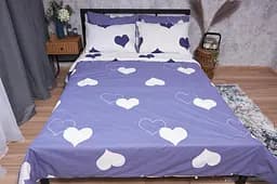Комплект постільної білизни Moon&Star Бязь Gold Люкс Royal Blue Дитячий 110x140 см наволочки 2x50x70 см - мініатюра 2