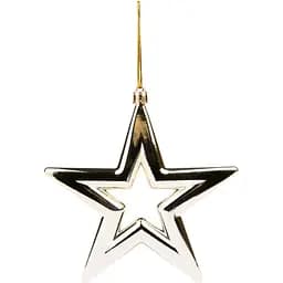 Новорічна іграшка Novogod'ko Зірка 15 cм золото глянець (974442)