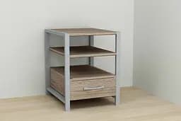 Тумба універсальна Ferrum-decor Вів'єн 1/1 50x41x40 сірий ДСП Дуб Сонома Трюфель 16мм (FRD-104154)