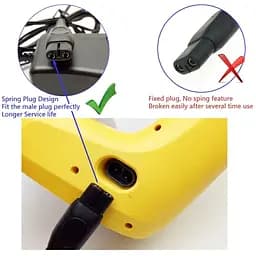 Зарядний пристрій MX-055060A AC вакуумний адаптер 5.5V 0.6A Karcher WV50 WV60 WV70 WV75 - мініатюра 4