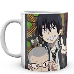 Кружка GeekLand Blue Exorcist синяя Экзорцист BE 02.22 330 мл белая
